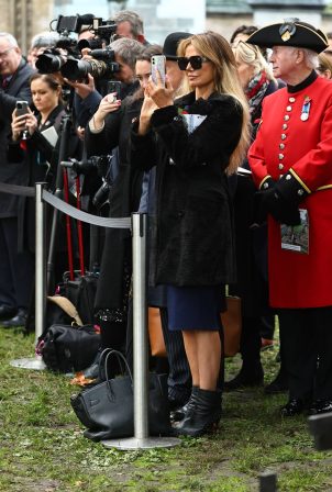 Lizzie Cindy - Seen at 2023 Field of Remembrance at Westminster Abbey