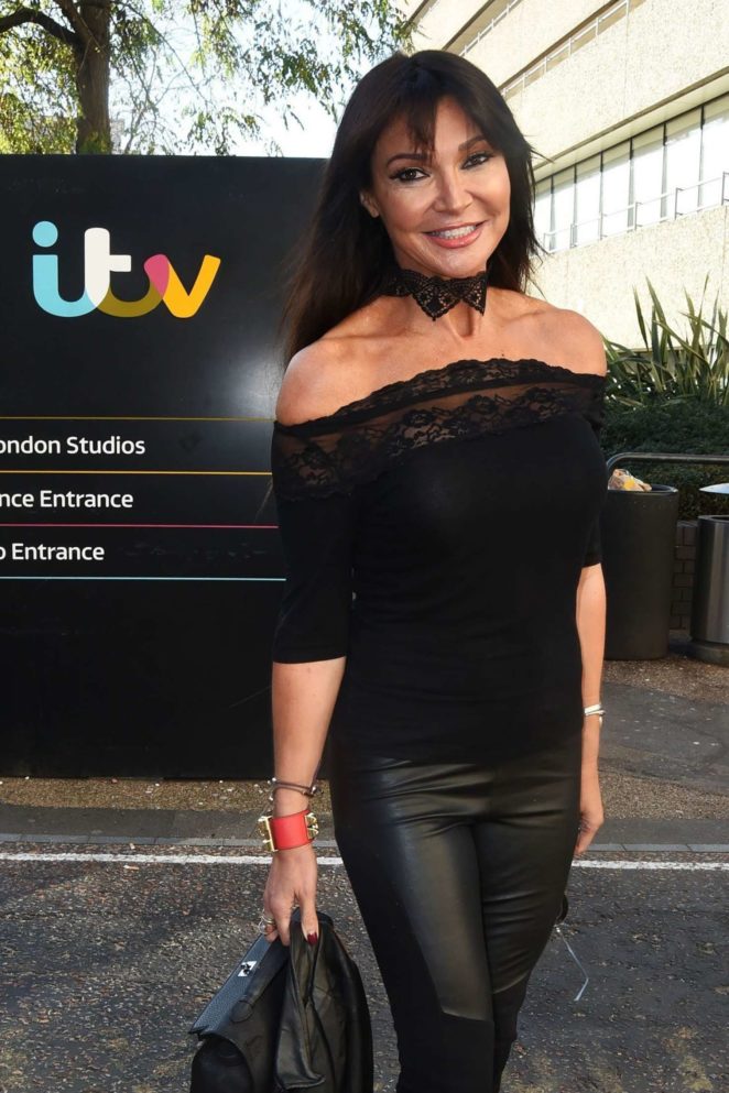 Lizzie Cundy - Arrives at ITV Studio in London