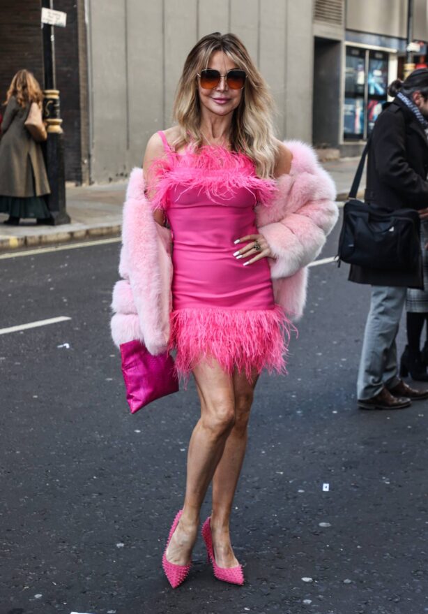 Lizzie Cundy - Attending the TRIC Christmas Lunch 2022 at the Londoner Hotel