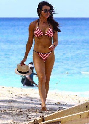 Lizzie Cundy in Bikini in Barbados