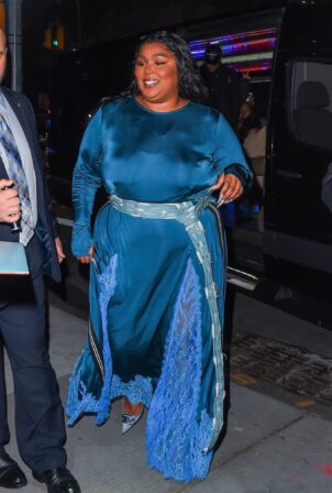 Lizzo - Arrives at Buddakan for the SNL after party in New York