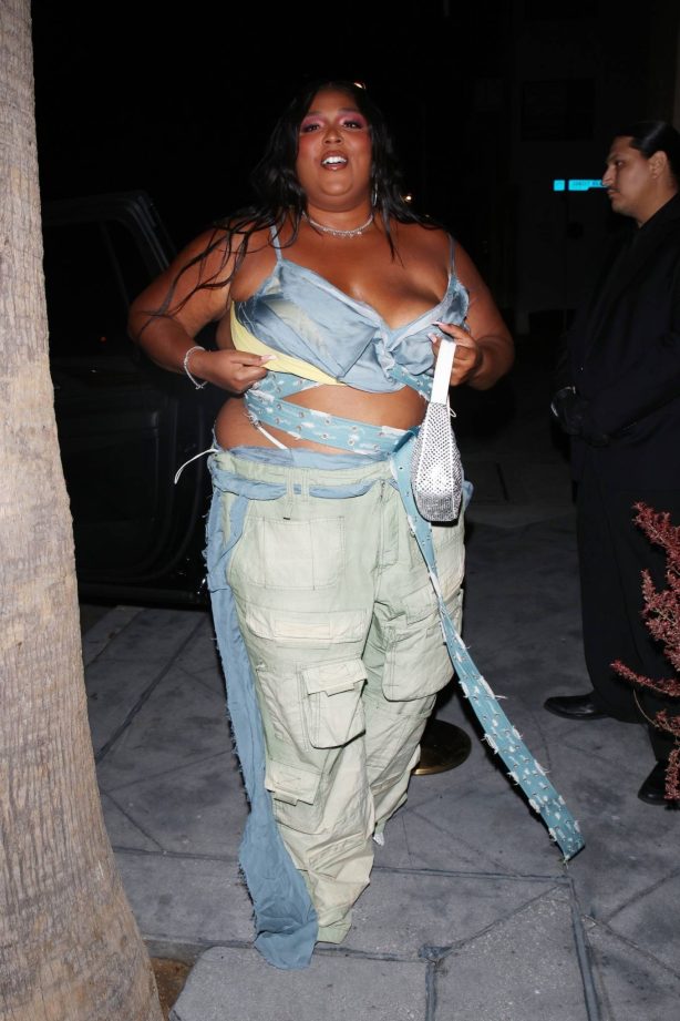 Lizzo - Arrives to celebrate Lori Harvey's 26th birthday party in West Hollywood