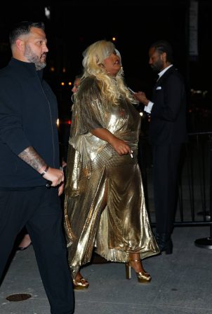 Lizzo - Arriving a Met Gala after party in New York