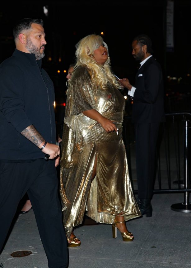 Lizzo - Arriving a Met Gala after party in New York