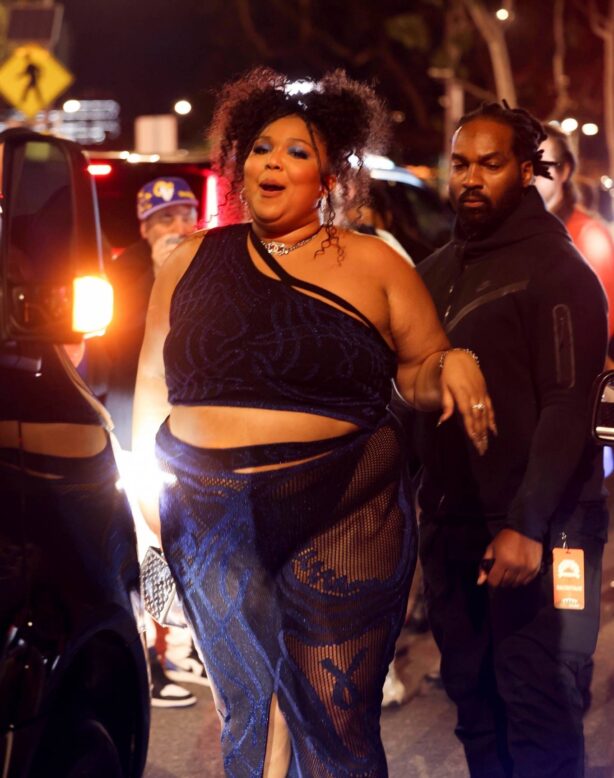 Lizzo - Seen outside Drake's concert in West Hollywood