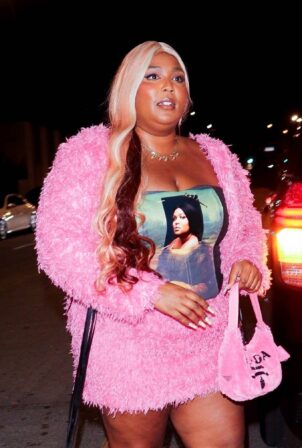 Lizzo - Seen while grabbing dinner with friends at Catch LA