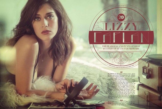 Lizzy Caplan - Playboy Magazine (July/August 2015)