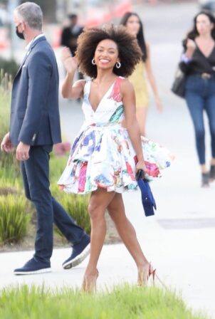 Logan Browning - Attends the Cinderella Premiere at The Greek Theater in Hollywood