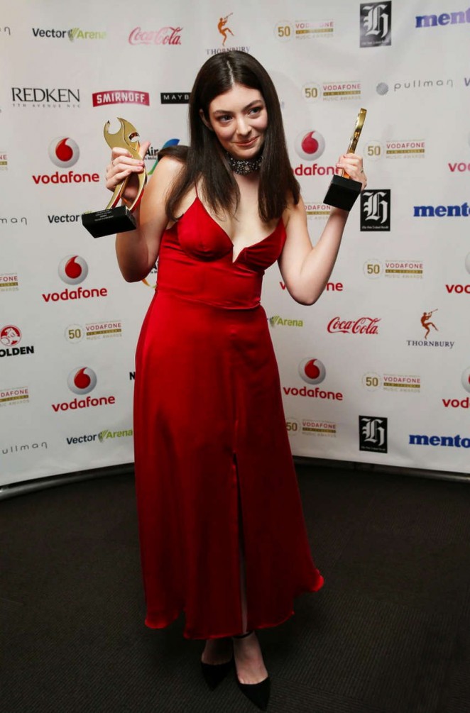 Lorde - 2015 Vodafone New Zealand Music Awards in New Zealand