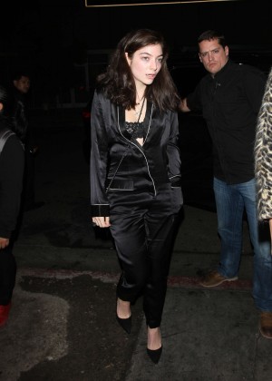 Lorde at The Nice Guy Club in West Hollywood