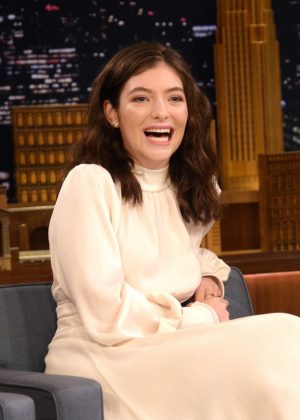 Lorde on 'The Tonight Show Starring Jimmy Fallon' in NY