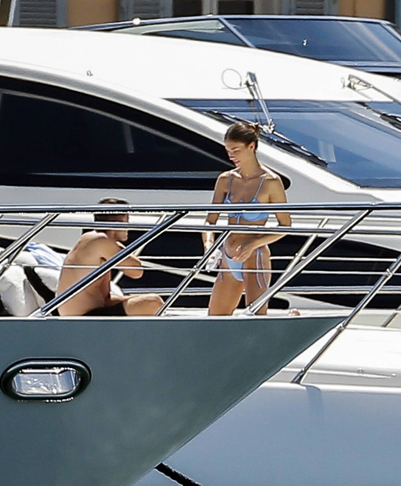 Lorena Rae - In a bikini on a luxury yacht in Saint-Tropez