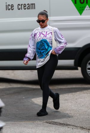Lori Harvey - Seen aftera Pilates session in Bel Air