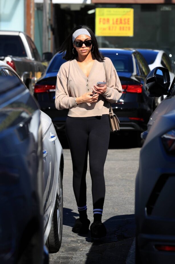 Lori Harvey - Seen at Forma Pilates in West Hollywood
