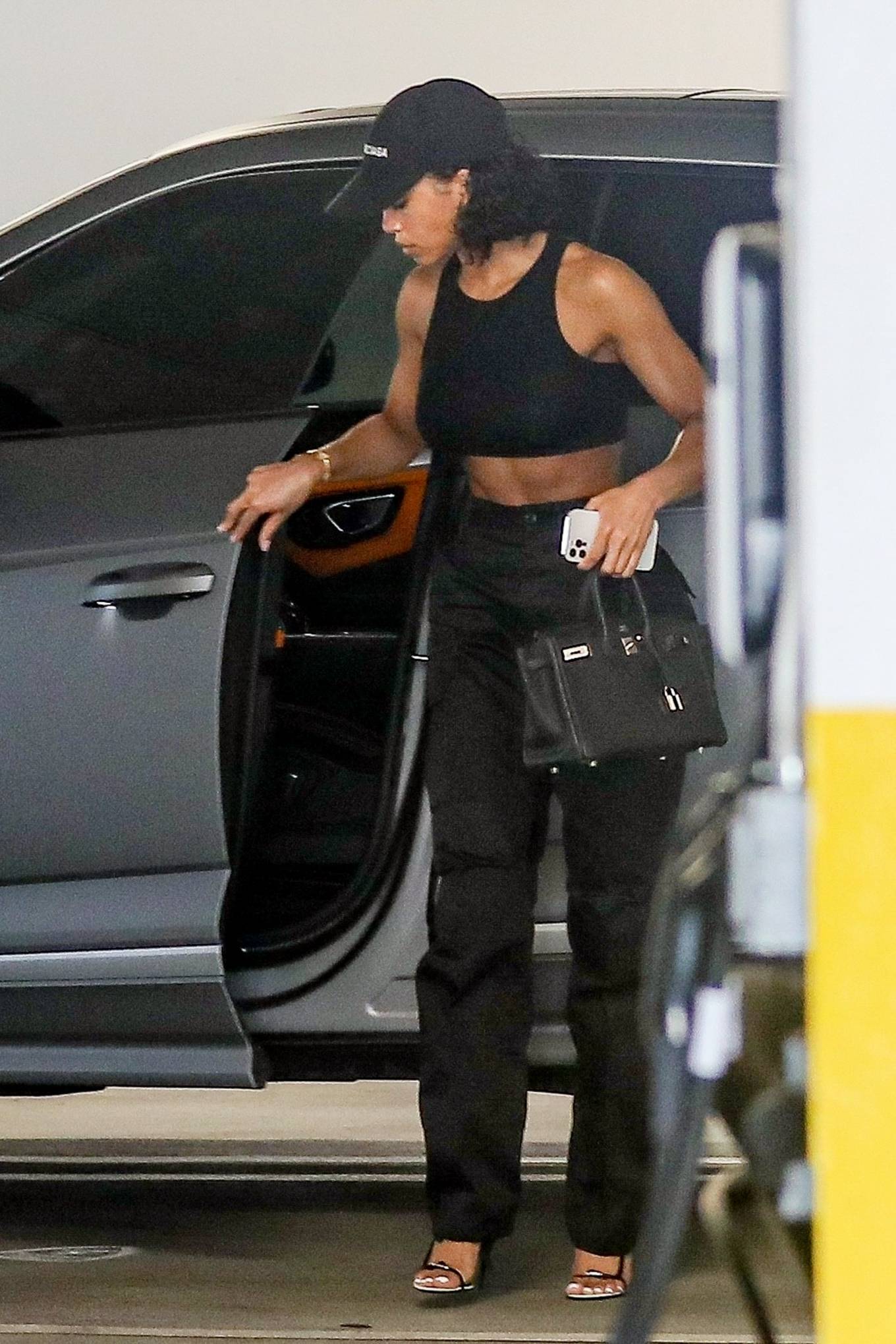 Lori Harvey - Seen while visiting a studio in Los Angeles