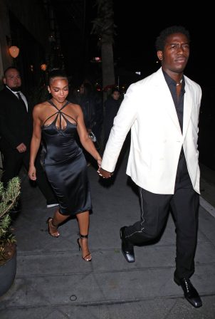 Lori Harvey - With Damson Idris at her 26th birthday celebration in West Hollywood