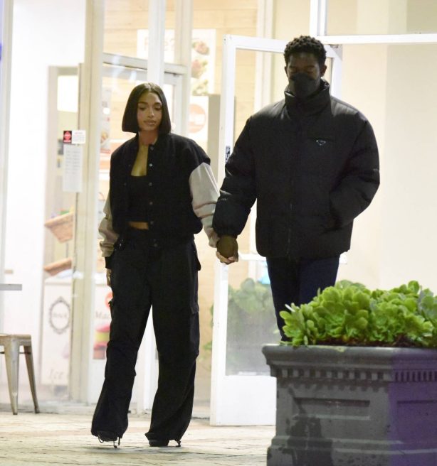 Lori Harvey - With Damson Idris out in West Hollywood