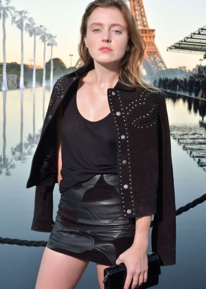 Lorraine Nicholson - Saint Laurent Fashion Show in Paris