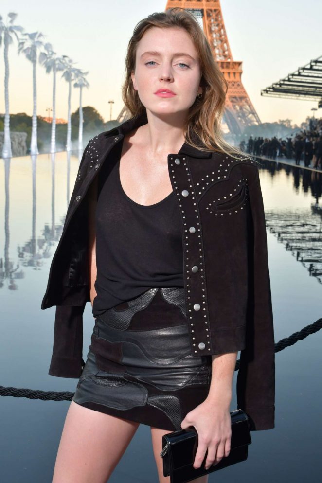 Lorraine Nicholson - Saint Laurent Fashion Show in Paris