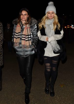 Lottie Moss and Emily Blackwell - Winter Wonderland at Hyde Park in London