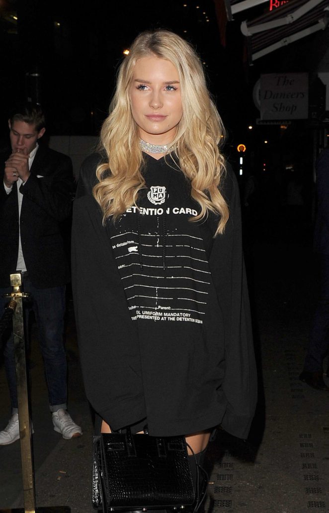 Lottie Moss at Tallia Storm's Birthday Party in Covent Garden