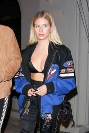Lottie Moss - Leaving Craig's Restaurant in West Hollywood