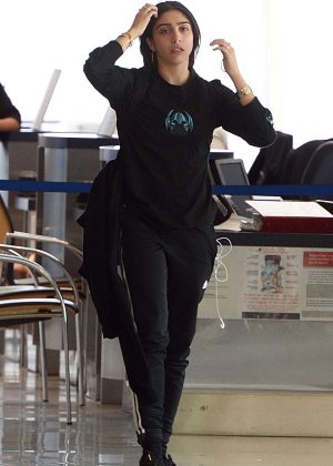 Lourdes Leon at LAX Airport in Los Angeles