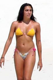 Lourdes Leon in Bikini on the beach of the Maldives