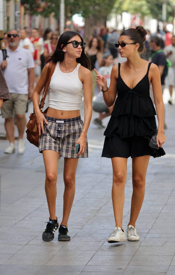 Lucía Rivera - With Kika Cerqueira spotted in Madrid