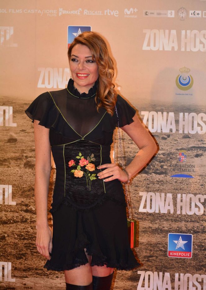 Lucia Hoyos - 'Zona Hostil' Premiere in Madrid