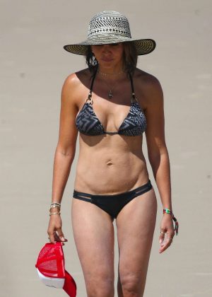 Luciana Barroso in Bikini at the beach in Byron Bay