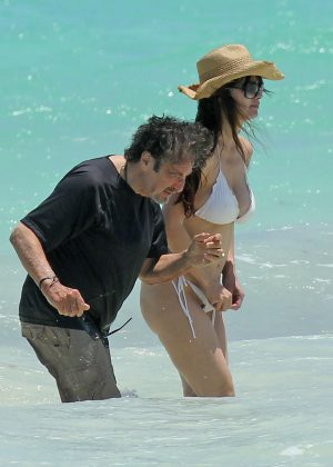 Lucila Sola spents Al Pacino spends his 77th Birthday in Mexico