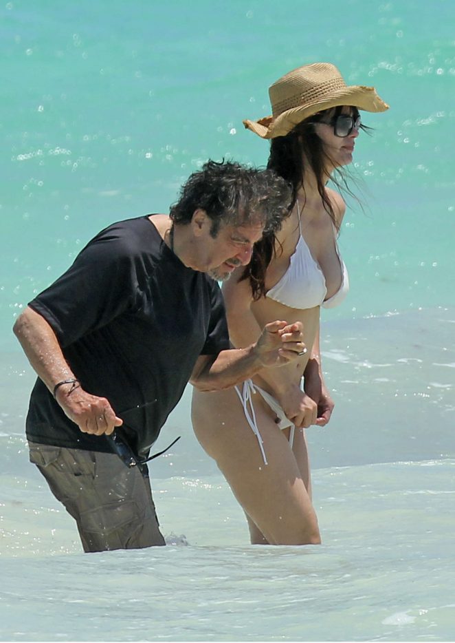 Lucila Sola spents Al Pacino spends his 77th Birthday in Mexico