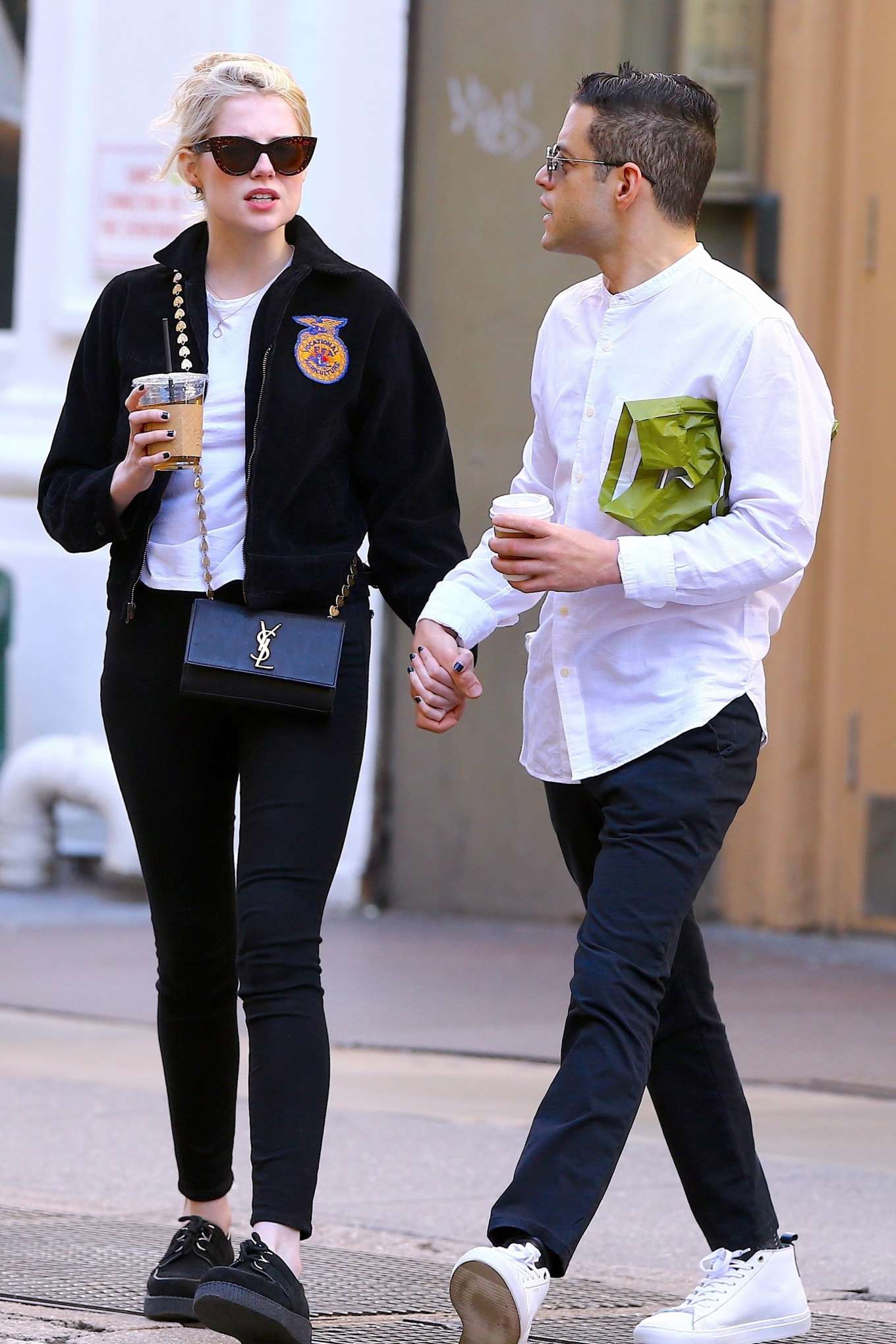 Lucy Boynton And Rami Malek â€“ Shopping On Broadway In Soho