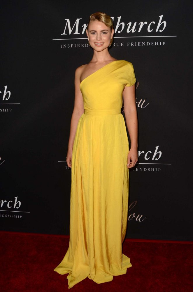 Lucy Fry - 'Mr. Church' Premiere in Hollywood
