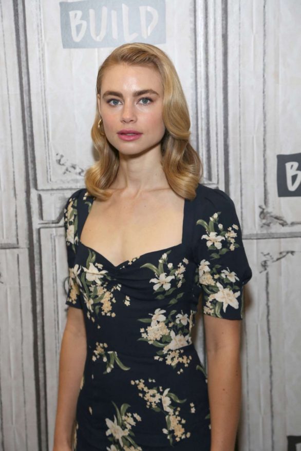 Lucy Fry - Visit AOL Build for Godfather of Harlem in NY