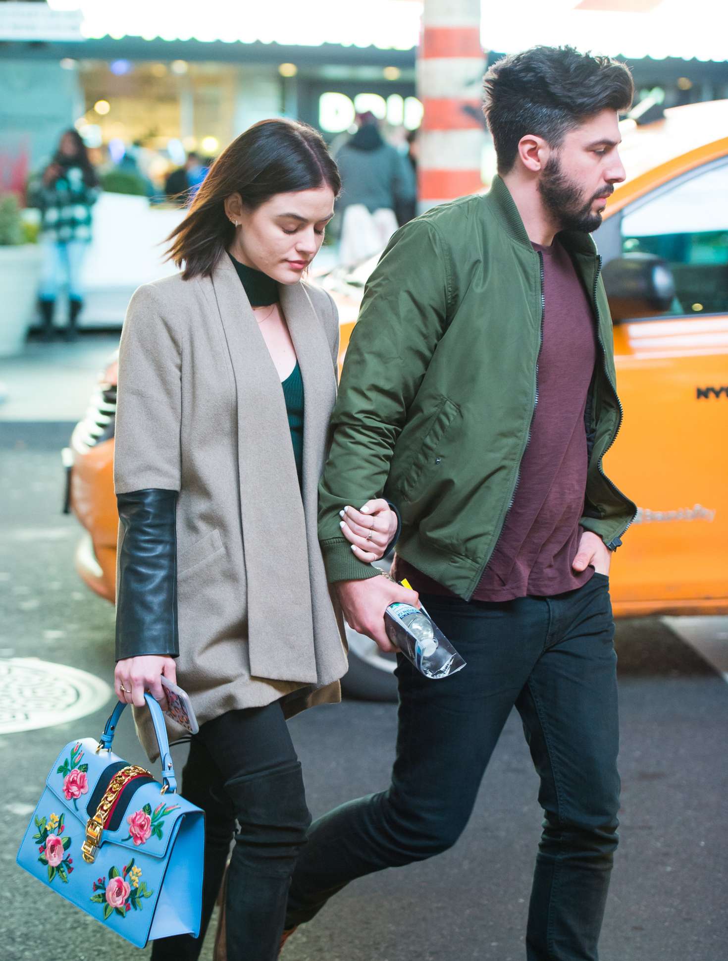 Lucy Hale and Anthony Kalabretta out in New York City