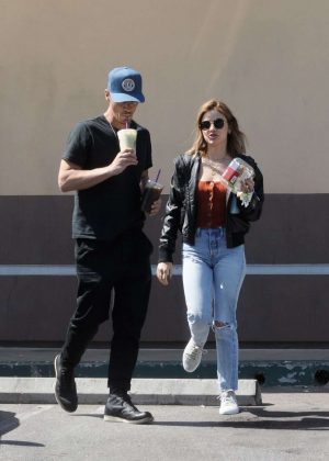 Lucy Hale and Riley Smith Out in Studio City