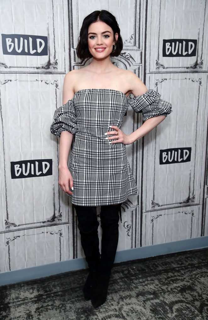 Lucy Hale - AOL Build Series in New York