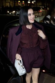 Lucy Hale - Arrives at Fendi Fashion Show in Milan