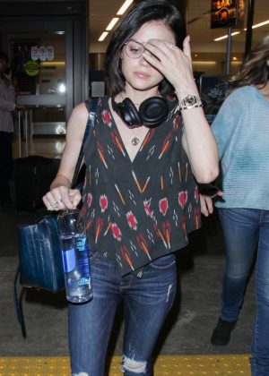 Lucy Hale - Arrives at LAX Airport in Los Angeles
