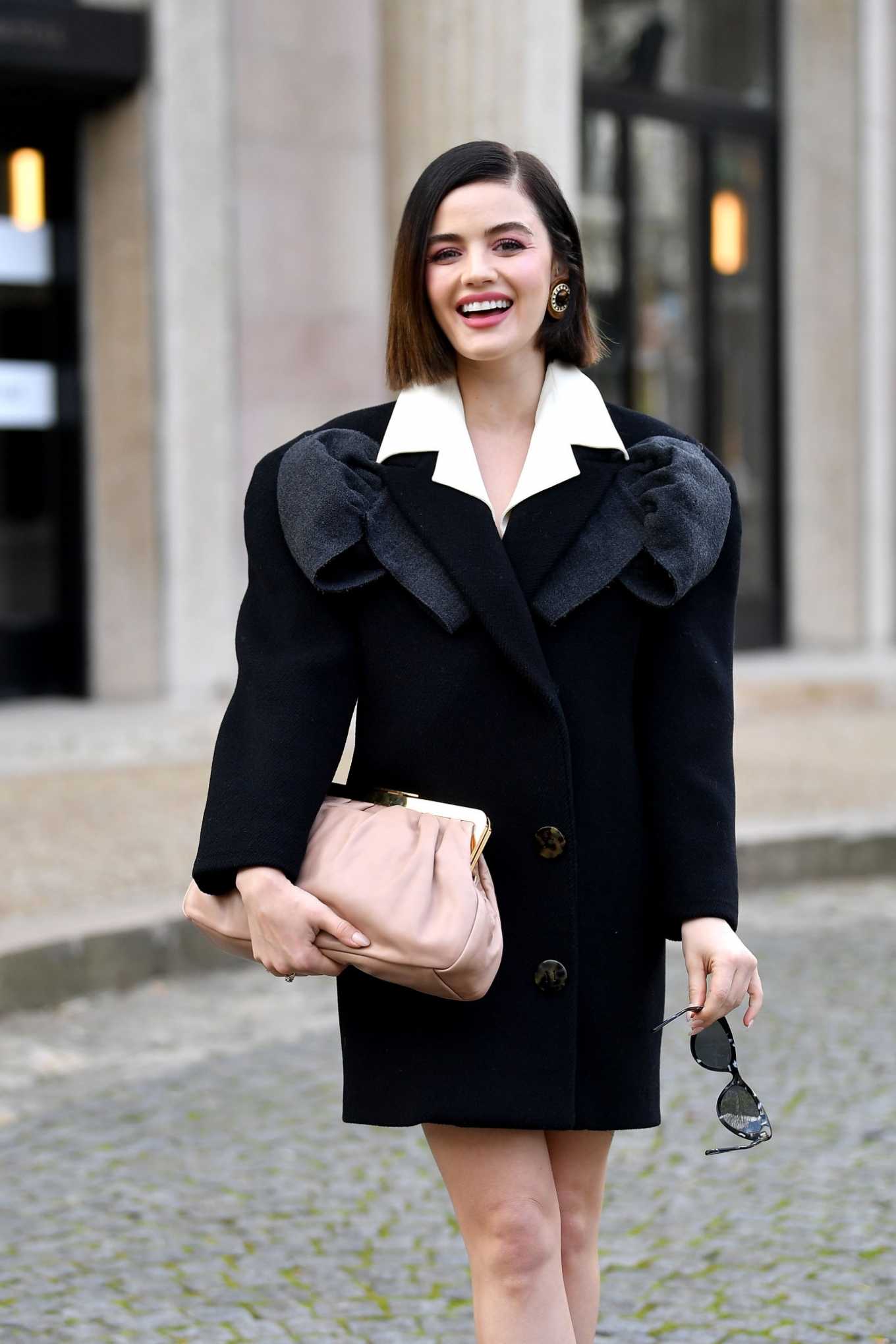Lucy Hale 2020 : Lucy Hale – Arriving at the Miu Miu Show in Paris-20
