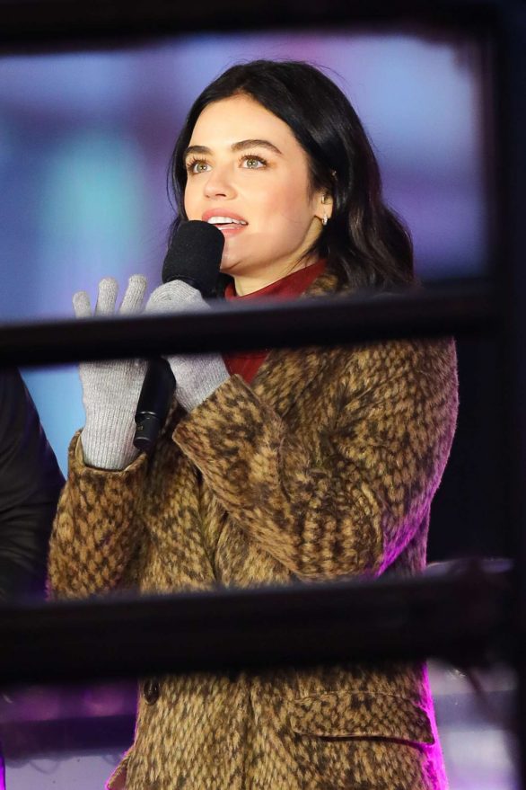 Lucy Hale - Doing rehearsals for 2020 New Year's in Times Square
