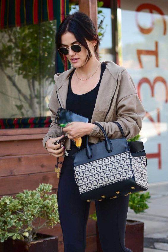 Lucy Hale - Going to the Shape House in Studio City