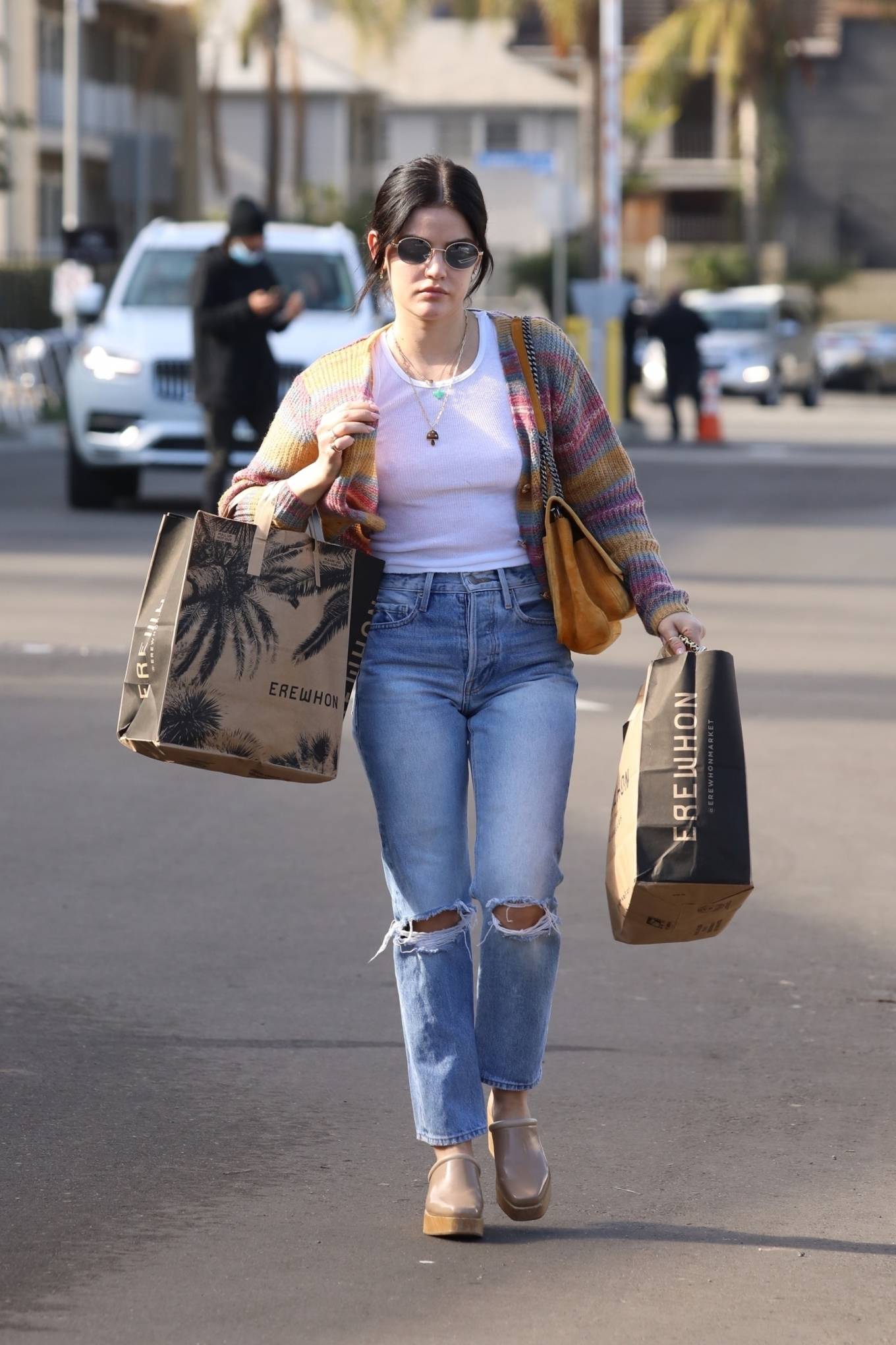 Lucy Hale 2021 : Lucy Hale – Grocery run to Erewhon Organic Grocers in Los Angeles-05