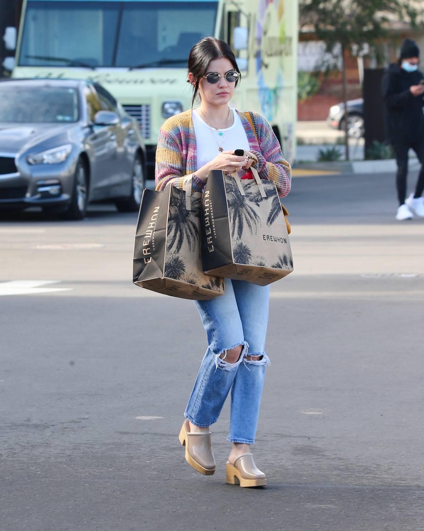 Lucy Hale 2021 : Lucy Hale – Grocery shopping at Erewhon Organic Grocers in Los Angeles-04