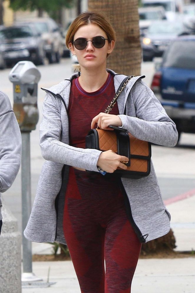Lucy Hale - Heads to lunch in Los Angeles