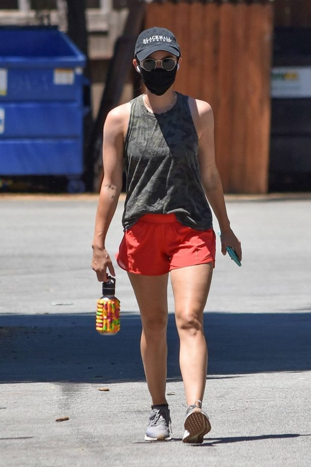 Lucy Hale - Hiking in Studio City