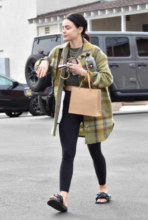Lucy Hale - Hits the spa in Los Angeles