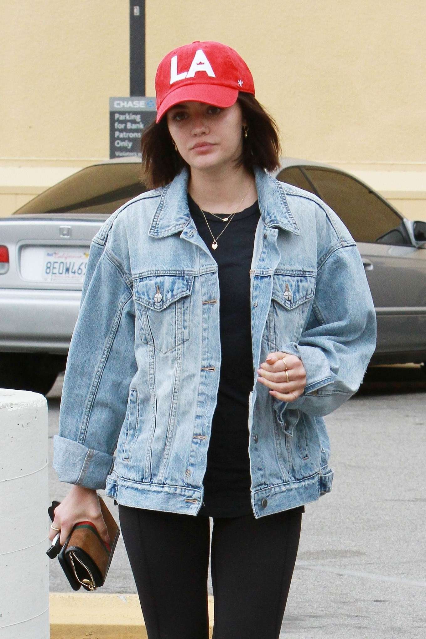 Lucy Hale - Hits up Alfred's for coffee in Studio City
